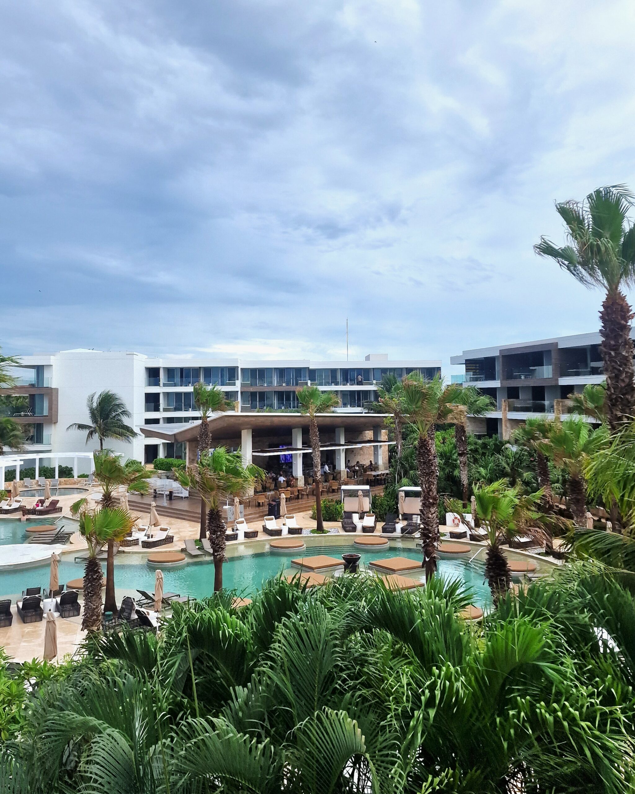 Blick auf Secrets Hotel Cancun