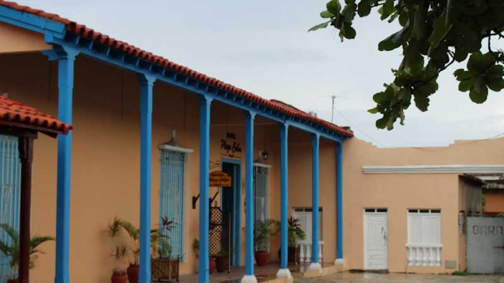 Patio des Iberostar Colon in Kuba ()