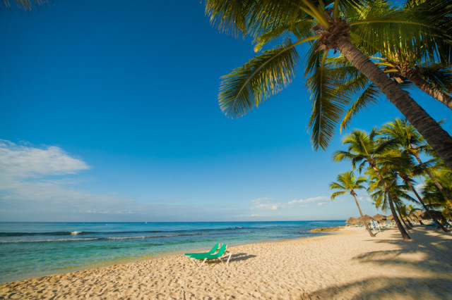 Traumhafter Sandstrand am Hotel Viva Wyndham Dominicus Beach