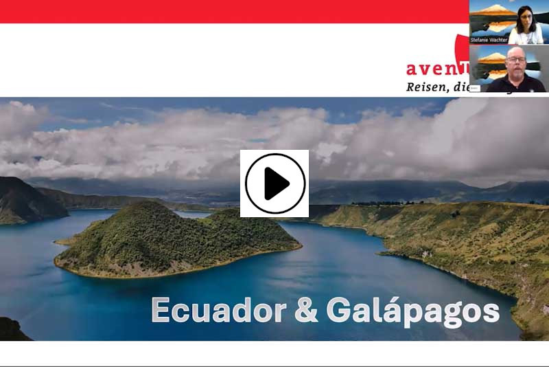 Live Webinar mit Infos zu Ecuador und Galapagos